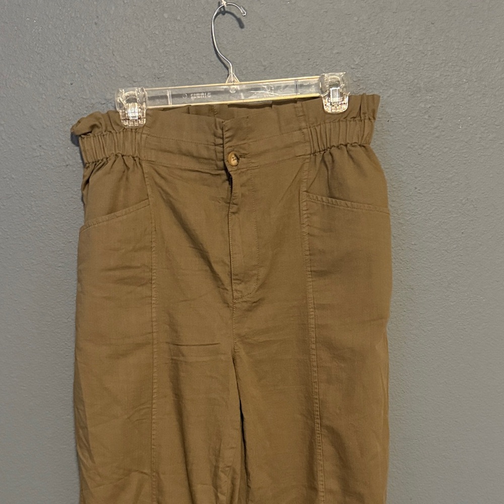 Madewell Tan  Ankle Cropped Pants